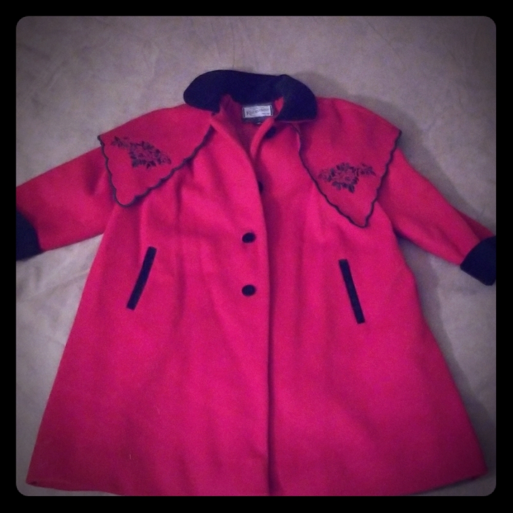 Childs wool coat